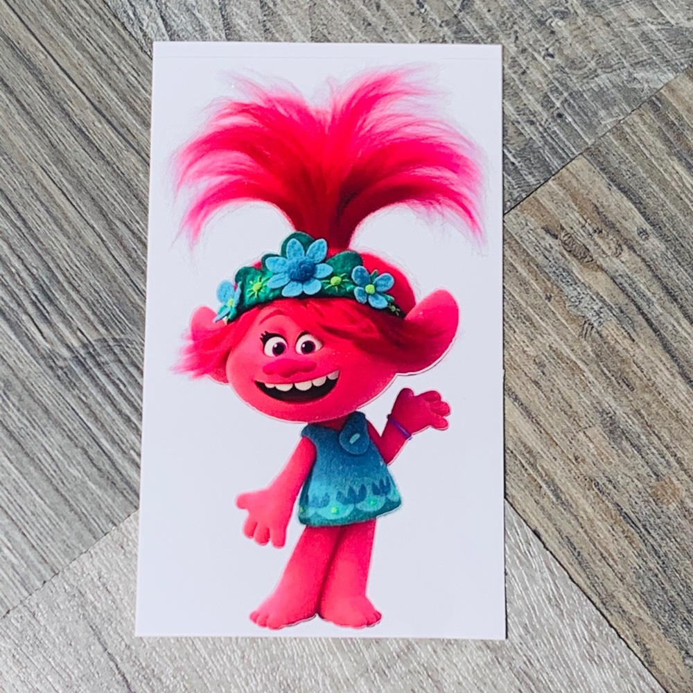 Poppy from Troll Movie Sticker/Decal